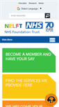 Mobile Screenshot of nelft.nhs.uk